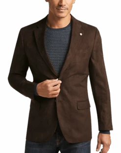 Nautica Brandford Microsuede Modern Fit Sport Coat, Bright Blue