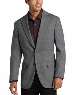 Awearness Kenneth Cole Modern Fit Sport Coat, Gray Tic