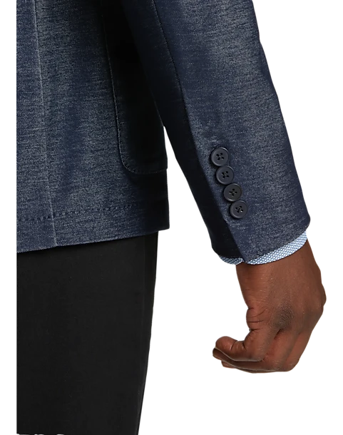 Michael Strahan Modern Fit Knit Sport Coat, Charcoal - Image 2