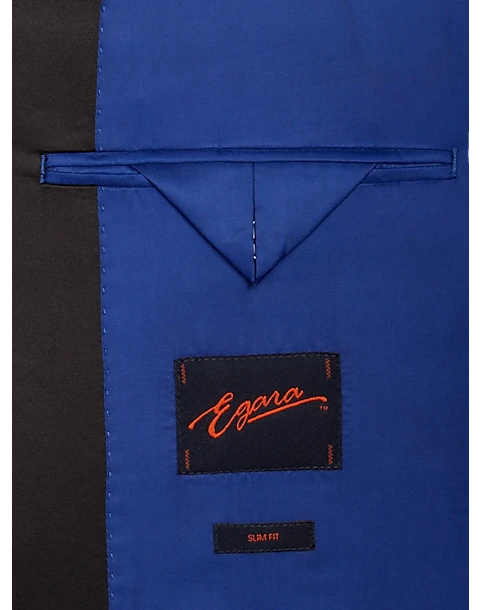 Egara Slim Fit Peak Lapel Dinner Jacket, Teal - Image 3