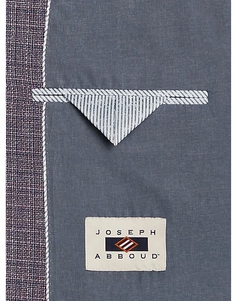 Joseph Abboud Modern Fit Sport Coat, Berry - Image 3