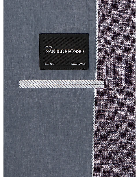 Joseph Abboud Modern Fit Sport Coat, Berry - Image 4