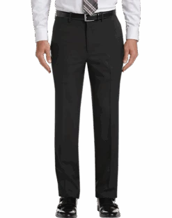 Haggar Premium Comfort 4-Way Stretch Dress Pants, Charcoal Gray