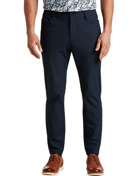 Awearness Kenneth Cole Slim Fit AWEAR-TECH 5-Pocket Tech Pant, Charcoal