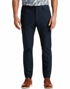 Awearness Kenneth Cole Slim Fit AWEAR-TECH 5-Pocket Tech Pant, Black