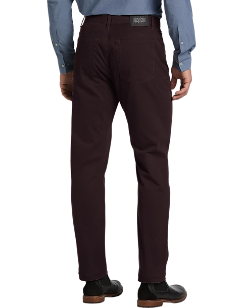 Joseph Abboud Modern Fit Power Stretch 5-Pocket Pants, Black - Image 2