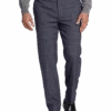 Michael Strahan Dress Pant, Navy Plaid