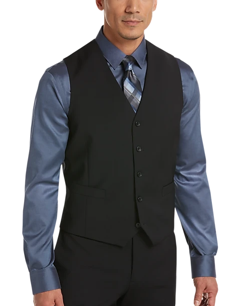 Awearness Kenneth Suit Modern Fit Separates Vest, Gray