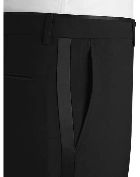 Paisley & Gray Slim Fit Tuxedo Separates Pants, Black - Image 3