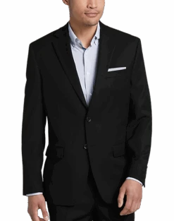 Michael Strahan Gray Classic Fit Suit