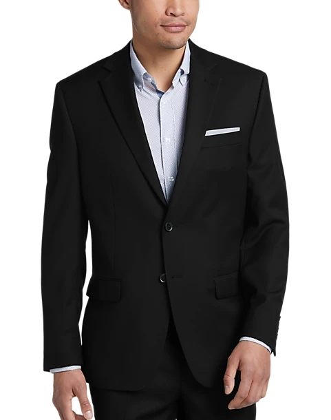 Michael Strahan Gray Classic Fit Suit
