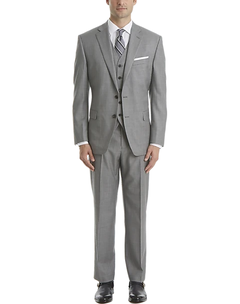 Lauren By Ralph Lauren Classic Fit Suit Separates Coat, Light Gray Sharkskin - Image 2