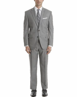 Lauren By Ralph Lauren Classic Fit Suit Separates Coat, Light Gray Sharkskin