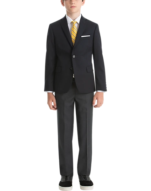 Lauren By Ralph Lauren Boys (Sizes 4-7) Suit Separates Coat, Light Gray Sharkskin