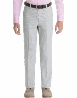 Lauren By Ralph Lauren Boys (Size 4-7) Suit Separates Pants, Blue & White Seersucker