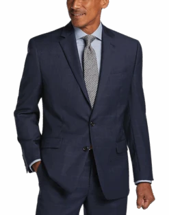 Lauren By Ralph Lauren Classic Fit Suit Separates, Blue Plaid