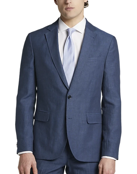 JOE Joseph Abboud Linen Slim Fit Suit Separates Jacket, Rose