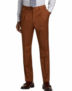 Tayion Classic Fit Suit Separates Pants, Rust