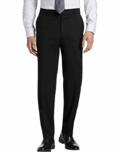 Pronto Uomo Modern Fit Suit Separate Pants, Black