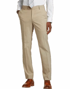 Egara Skinny Fit Suit Separates Pants, Tan