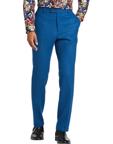 Paisley & Gray Slim Fit Suit Separates Pants, Cobalt Blue