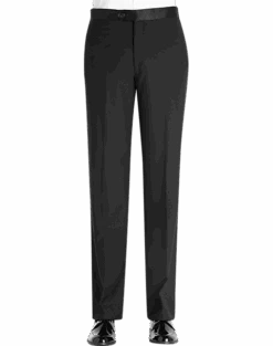 Pronto Uomo Platinum Modern Fit Suit Separates Tuxedo Pants, Black