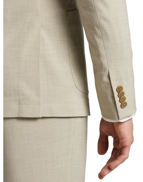 Michael Kors Modern Fit Suit Separates Coat, Tan - Image 2