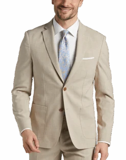 Michael Kors Modern Fit Suit Separates Coat, Tan