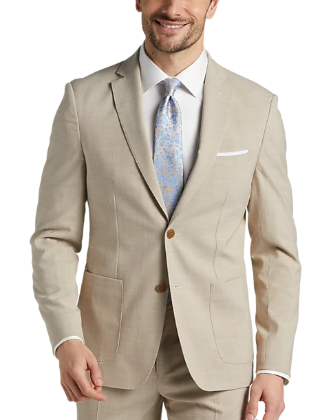 Michael Kors Modern Fit Suit Separates Coat, Tan