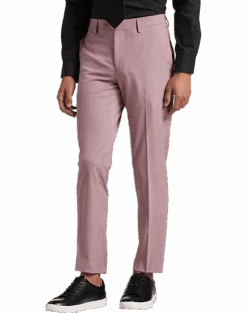Egara Skinny Fit Suit Separates Pants, Rose