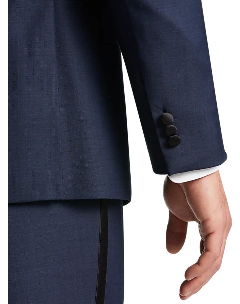 Pronto Uomo Platinum Modern Fit Notch Lapel Suit Separates Tuxedo Jacket, Navy - Image 2