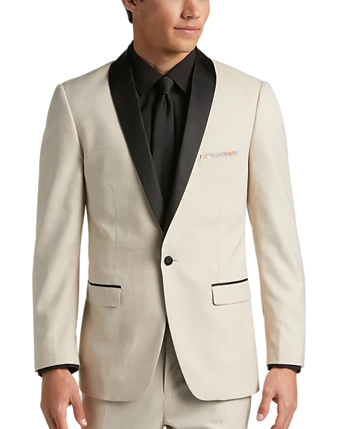 Paisley & Gray Slim Fit Suit Separates Coat, Beige