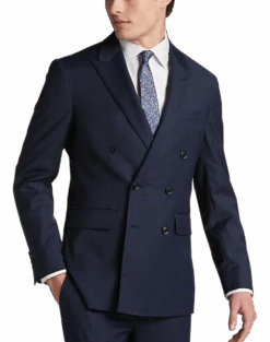 JOE Joseph Abboud Slim Fit Suit Separates Coat, Navy Plaid