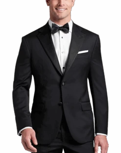 Joseph Abboud Black Label Modern Fit Suit Separates Tuxedo Coat, Black