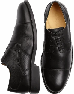 Belvedere Duke Cap Toe Shoes, Black