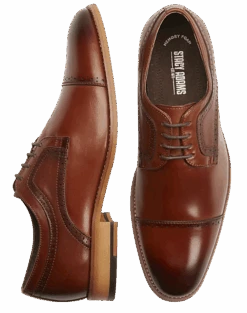 Stacy Adams Dickinson Cap Toe Oxfords, Tan
