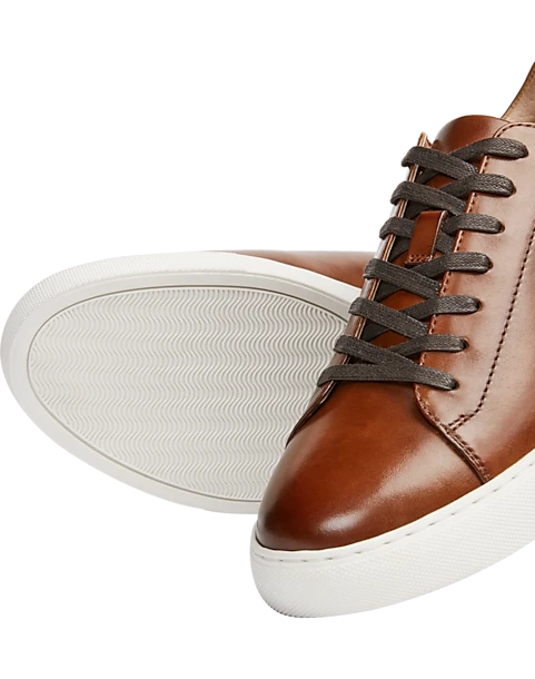 Joseph Abboud Adriano Sneakers, Cognac - Image 5