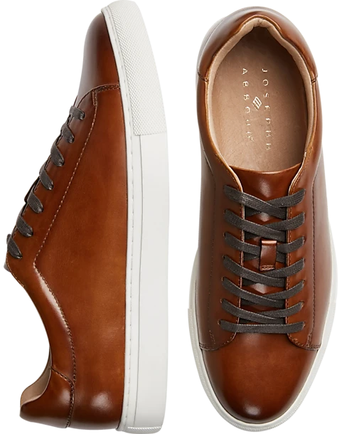Joseph Abboud Adriano Sneakers, Cognac