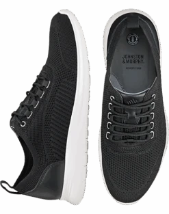 Johnston & Murphy Amherst U-Throat Knit Sneaker, Royal Blue