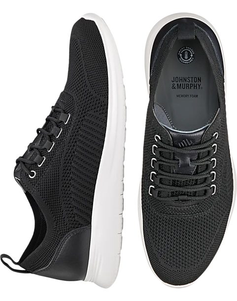 Johnston & Murphy Amherst U-Throat Knit Sneaker, Royal Blue