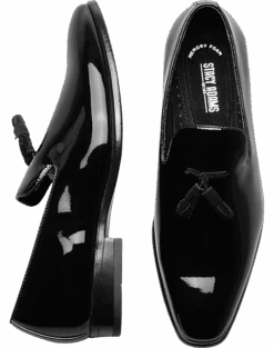 Stacy Adams Phoenix Plain Toe Formal Loafers, Black