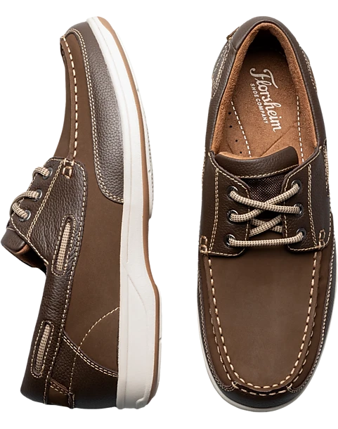 Florsheim Lakeside Moc Toe Oxfords, Brown