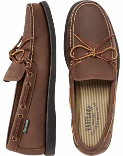 Eastland Yarmouth Camp Moc Toe Boat Shoes, Brown