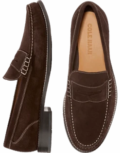 Cole Haan Pinch Grand Casual Penny Loafers, Brown