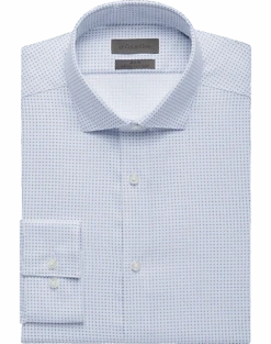 Calvin Klein Infinite Non-Iron Slim Fit Stretch Collar Dress Shirt, Blue Dot