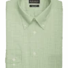 Lauren By Ralph Lauren UltraFlex Regular Fit Button-Down Collar Dress Shirt, Green Gingham