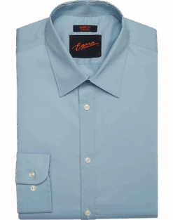 Egara Skinny Fit Point Collar Dress Shirt, Blue