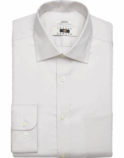 Joseph Abboud Modern Fit Dress Shirt, Khaki Tonal Check