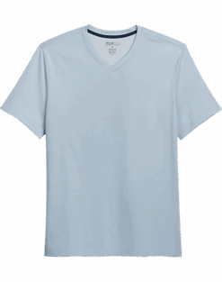 Awearness Kenneth Cole Modern Fit V-Neck T-Shirt, Light Blue