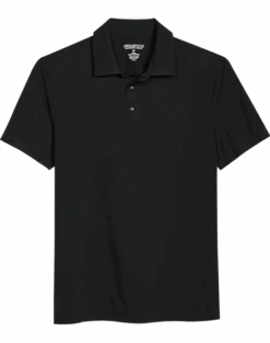 Awearness Kenneth Cole Modern Fit Welded Polo, Black